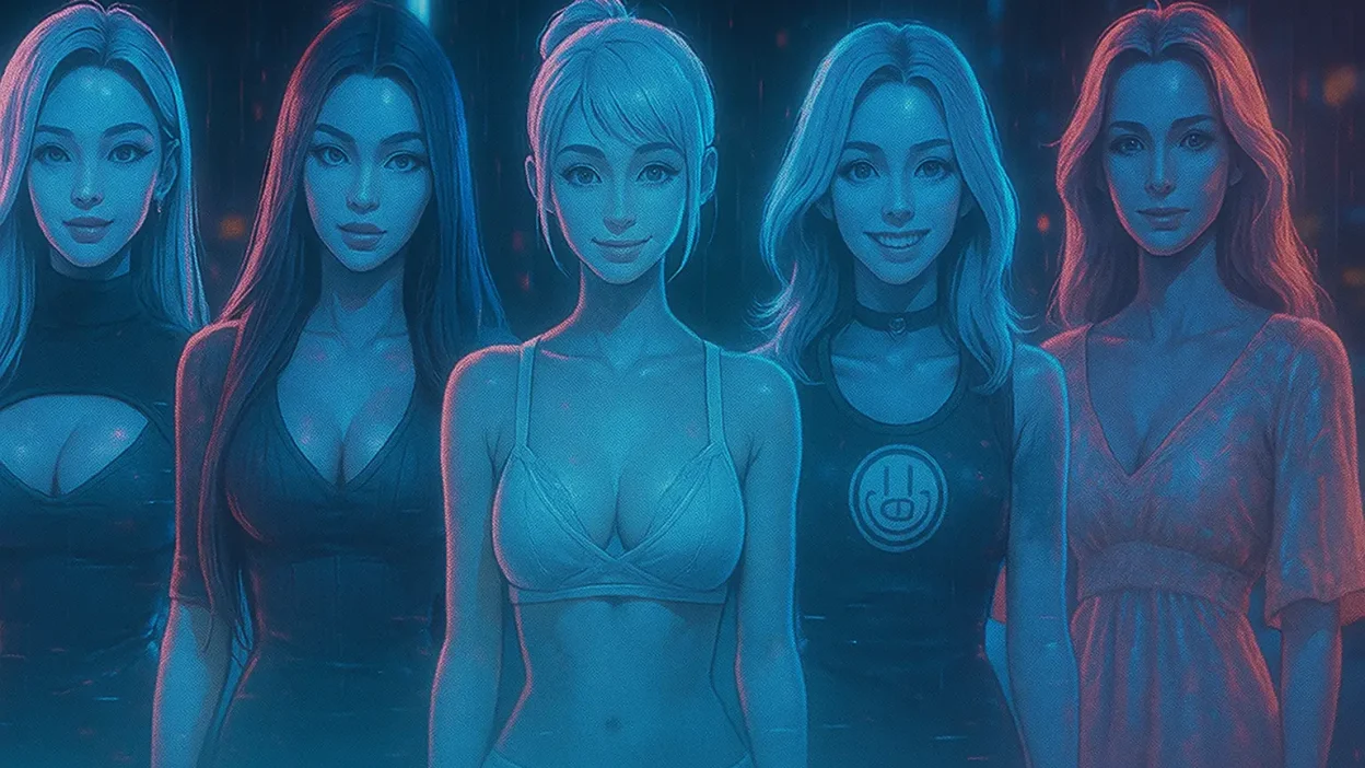Candy.ai Cover with AI-Girlfriend bots