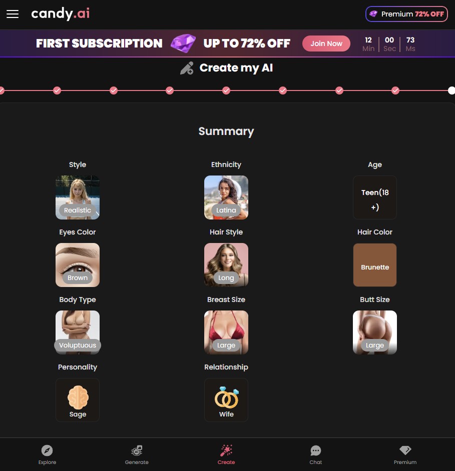 Create my AI section